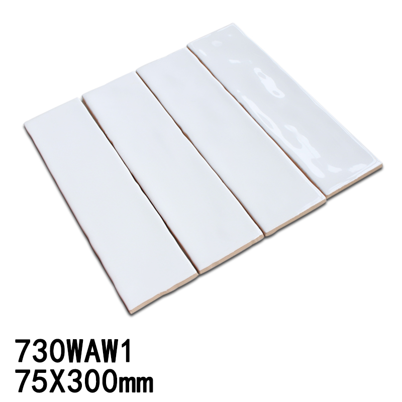 3*12 inches white color ceramic subway wall tile