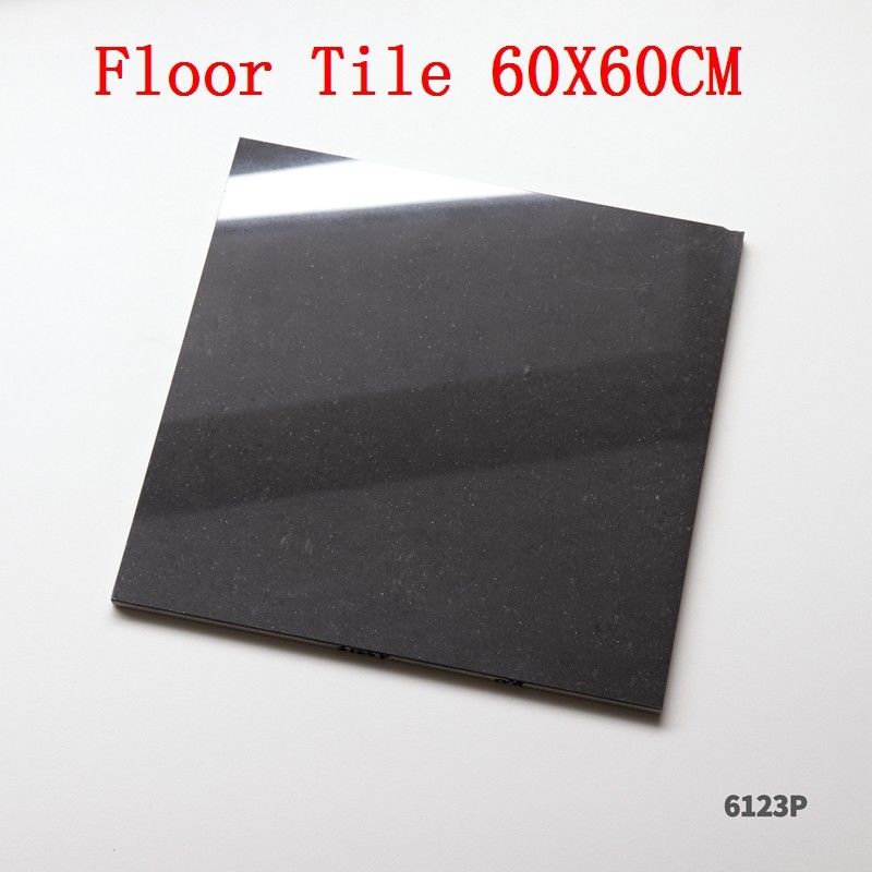 Vitrified Living Room Floor Tiles Golden Vein 60x60 Dark Brown Porcelain Glazed Flooring Tile