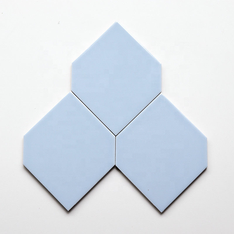 Rhombus Shape Glazed Ceramic Wall Tile 150x150 Decorative Exterior Tiles