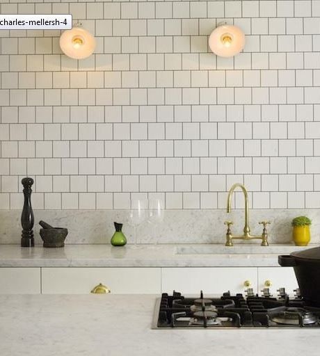 White Glossy 100x100 Glazed Metro Tile For Kitchen Wall Decoration