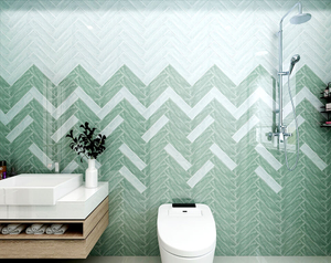 Bathroom using ceramic tiles