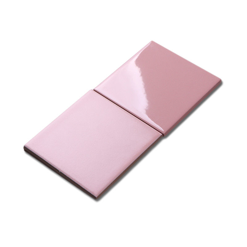 20X20 Subway Wall Tile Glass Wall And Floor Tiles Pink Slip Resistance