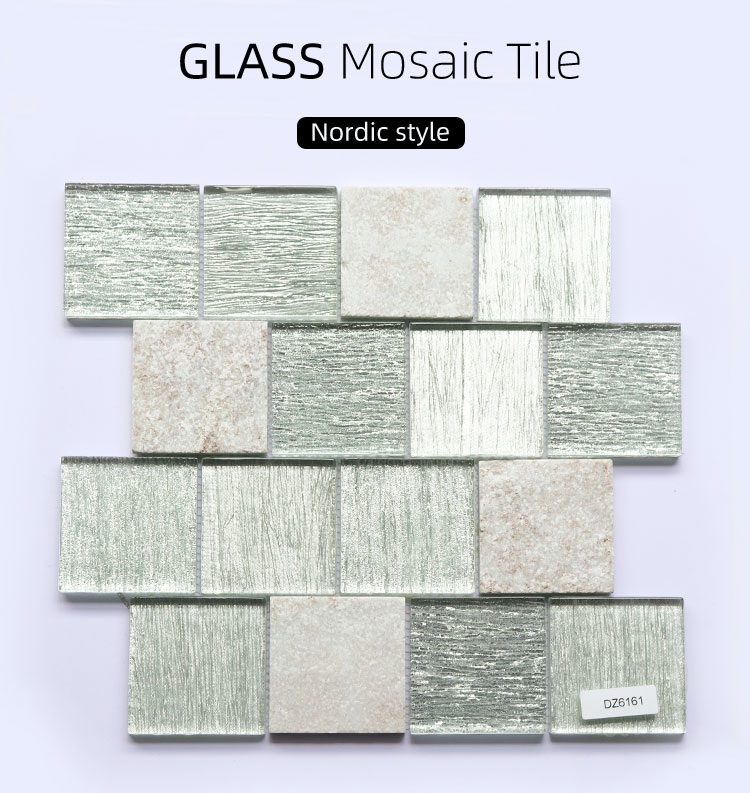 Chinese Bathroom Kitchen Backsplash Glass Mosaic Wall Tile